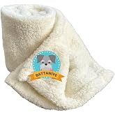 Beylini Kedi K&ouml;pek Battaniyesi Premium Peluş Evcil Hayvan Uyku Battaniyesi Yıkanabilir Krem (60x80)