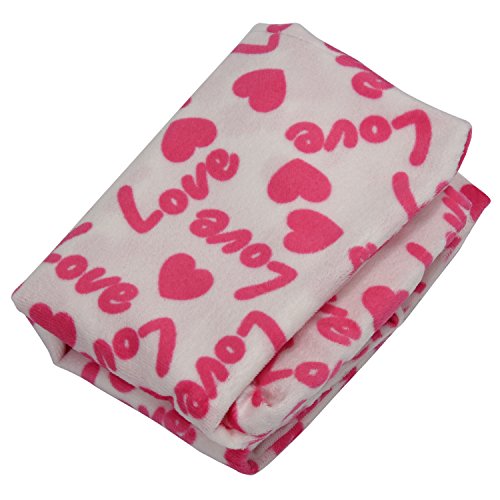 TOOGOO(R) Waterproof Reusable Wet Swim Diaper Bag w/ LOVE and Heart Prints - White and Pink