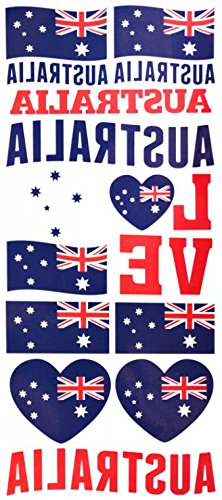 Grashine Australia bandiera Fake Temp Tattoo stickers