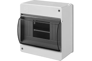 ELEKTRO-PLAST Scatola di distribuzione per fusibili, 1 fila, 6 moduli, IP30, grigio chiaro