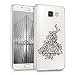 Produktbild kwmobile Hülle für Samsung Galaxy A5 (2016) - TPU Silikon Backcover Case Handy Schutzhülle - Cover klar Magisches Dreieck Design Schwarz Transparent