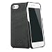 Produktbild iPhone 7 Hülle No. 3 aus Feinstem Rindsleder für das Apple iPhone 7 in der Farbe Schwarz - iPhone Etui aus 100% Rindsleder - iPhone 7 Case mit 3 Kreditkartenfächern von QUADOCTA® Schwarz - Idealer Schutz für Diamantschwarz Jetblack iPhone