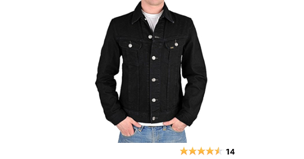 black denim jacket mens amazon