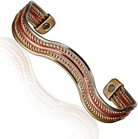 6.3'' Anti Arthritis Rheumatism Women Health Healing Copper Bracelet African Bangles
