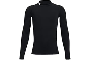 Under Armour Boys HeatGear Mock Long Sleeve Top