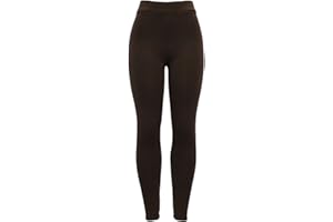 LUXE DIVA Legging thermique épais pour femme avec doublure polaire Taille 44-50