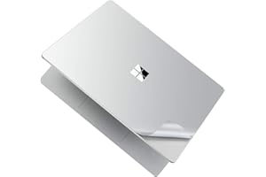 DolDer Microsoft Surface Laptop 5/4/3,15 pollici, pellicola di design compatibile con Microsoft Surface Laptop 5,15 pollici (platino)