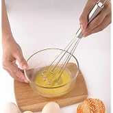 Deconox Stainless Steel Ball Tip Bar Beater (31cm) | Professional Ball Whisk | Quick and Easy Mixing | Eggs, Sauce and