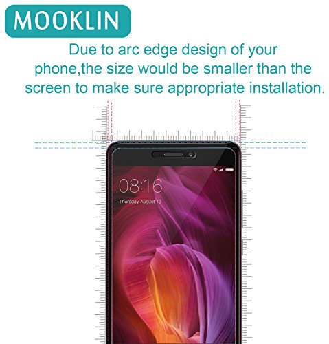 [3 StÃ¼ck] MOOKLIN Xiaomi Redmi Note 4 Panzerglas Displayschutzfolie,[Anti-Kratzen] Handy Schutzfolie fÃ¼r Xiaomi Redmi Note 4