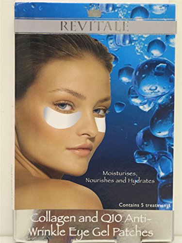 3 Boxes Revitale Collagen & Q10 Anti-Wrinkle Eye Gel Patches - 15 Treatments