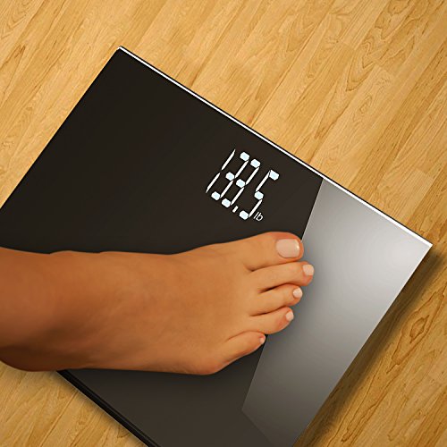 TFA Dostmann 98.1107 „Soul“ Digitale Personenwaage, modernes flaches Design, genaue Wiegetechnik mit DMS-Sensoren, automatisches Einschalten ohne Antippen, Trittfläche aus gehärtetem Glas - 3