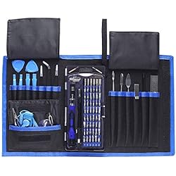 78 en 1 Kit Juego de Destornilladores de Precisión,Destornillador Portátil mit Magnéticos, Herramientas de Repareción de iPhone,Relojes Electróncos,iPad,PC,Macbook,etc.