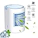 Produktbild ZJWAI Mobile Klimageräte Air Cooler 3 in 1 Mini Luftkühler Raumluftkühler Luftbefeuchter Luftreiniger mit USB Anschluß 3 Geschwindigkeiten Tragbare Klimaanlage für Büro Garage und Haus