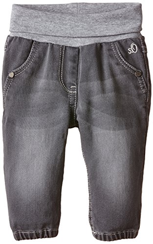 s.Oliver Unisex Baby mit Softbund Plain Jeans, Grey (grey Denim Stretch 96z2), 3-6 Months (Manufacturer size: 68)