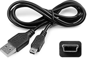 REYTID Mini USB Charging Cable Compatible with Garmin Sat Nav - Replacement Battery Charger Lead Wire Data - Satellite Navigation In Car
