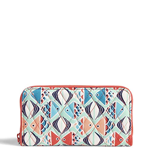 Preisvergleich Produktbild Vera Bradley Rfid Georgia Wallet, Signature Cotton, Go Fish
