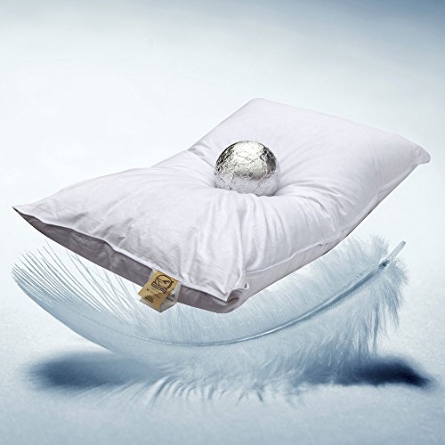 Milano cuscino guanciale in piuma d' oca, 30% Piumino e 70% Piumetta, grammi 850 H15 cm