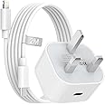 Apple MFi Certified 20W Fast iPhone Charger - 2M USB-C Cable, Compatible with iPhone 14/13/12/11 Pro Max/Mini/XS/SE/8