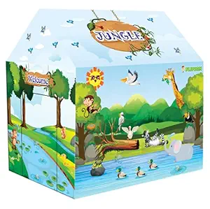 Flipzon Jungle Indoor Kids Play Tent House for Girls and Boys