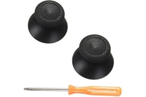 Gamer Gear Thumbstick Grips for Xbox One Controller - Replace Worn Analog Xbox Thumbsticks on Your Xbox-One Controller - Xbox One Thumbstick Replacement with Screwdriver - 2 Pack Thumb Sticks