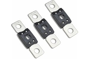 Kofelec Méga fusible à courant élevé, ANM 175A Amp, jusqu'à 58V DC, utilisé pour les voitures, les camions, les bus ou les systèmes audio, paquet de 3 (175A)