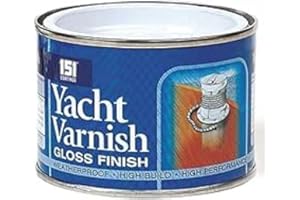 SOTL® Glossy Yacht Varnish Paint - Quick-Dry Coating for Wood, Ideal for Interior & Exterior Surfaces, Durable Finish, 180ml