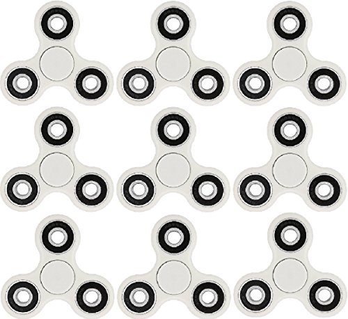 Fidget Hand Spinner - Stress Reducer - High Speed Ceramic Bearing Fidget Toy - Can Continue to Spin for up to 3 to 4 minutes Perfect For ADD / ADHD / Anxiety and Autism Toy Adult Children (White) Fidget Hand Spinner - Stress Reducer - High Speed Ceramic Bearing Fidget Toy - Can Continue to Spin for up to 3 to 4 minutes Perfect For ADD / ADHD / Anxiety and Autism Toy Adult Children (White)