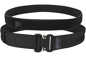 Zoegneer Nylon Einstellbare Taktische doppelschicht gürtel militärische ausbildung gürtel gürtel für taille hängen werkzeuge und taschen (m)