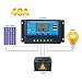 Produktbild Solor Controller 12 V/24 V10 A/20 A/30 A mit USB 5 V Handy Ladekabel Mund LCD Display LCD Bildschirm, Blau Farbe