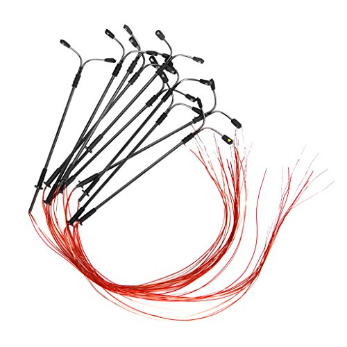 Preisvergleich Produktbild 10 Stk Modell Straßenleuchten Doppel Leitet Laternenpfahl Maßstab 1: 100