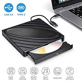 USB 3.0 SUPER SPEED SCHNITTSTELLE-Unser Externes PiAEK DVD Laufwerk verfügt über eine USB 3.0-Schnittstelle,abwärtskompatibel mit USB 2.0/1.0, wodurch Sie eine schnellere Datenübertragung(bis zu maximal 5 Gbit/s) und eine stabile Leistung mit hoher Fehlertoleranz erhalten,DVD-Lese-und Schreibgeschwindigkeit bis zu 8-fach, CD bis zu 24-fach, 10-fach schneller als Laufwerke der letzten Generation.