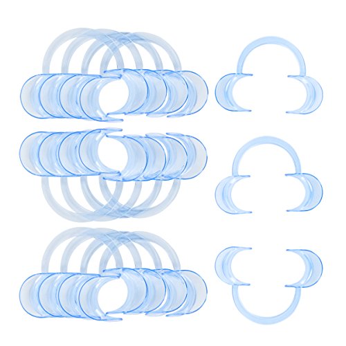 15pcs Cusfull Wangenhalter Mundwinkelhalter, Dental C-Form Mundöffner Wange Retraktor für Zahn Whitening Zahnaufhellung Zahnmedizin Zahnschützer - 4