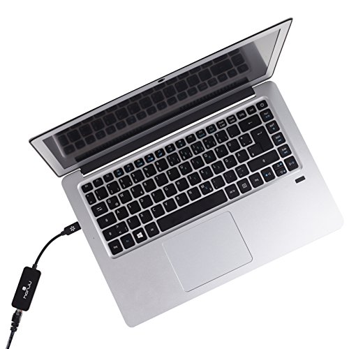 honju USB-C (Thunderbolt 3) auf Gigabit Ethernet Adapter fÃ¼r PC/Notebook/MacBook - schwarz [USB-C | RJ45-Port | 10/100/1000Mbps | Plug & Play | Wake-on-Lan Funktion | 
