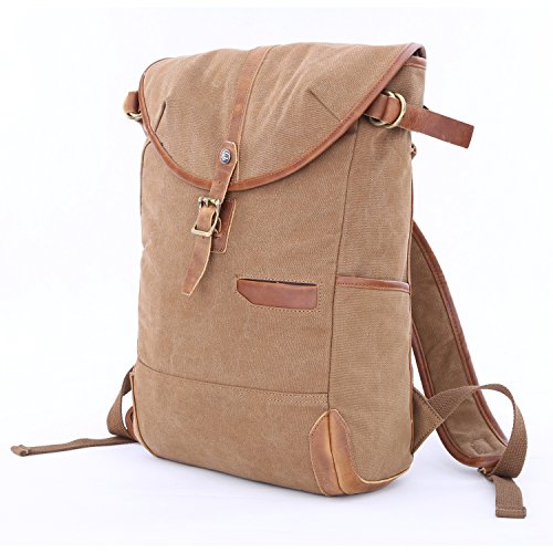 Gootium 50411 Canvas Genuine Leather laptop Backpack - 3