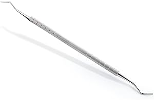 OTTO HERDER MANICURE CORNER LIFT EXCAVATOR lève-ongles double instrument inoxydable 17cm pour manucure/pédicure soin des pieds avec extrémités incurvées pour le traitement du pli de l'ongle