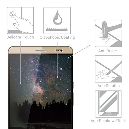 kwmobile Panzerglas Displayschutzfolie für Huawei MediaPad X2 7.0 – Tablet Schutzglas Folie Schutzfolie Displayschutz Glasfolie in kristallklar - 2