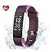 Produktbild EFOSHM Fitness Armband Wasserdicht Schrittzähler Fitness Tracker mit Pulsmesser Sport Uhr Pulsuhren Health Watch fur Android IOS Handy