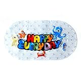 TidyZone 'Antirutsch Badematte für Kinder' - Die rutschfeste Badematte für sicheren Badespaß mit Ihren Kindern. Die lustigen und süßen Bildchen machen jedes Bad zu einem Erlebnis, egal ob Junge oder Mädchen. (Happy Everyday)