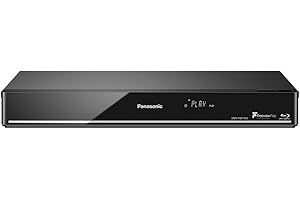 Panasonic DMR-PWT550EB Blu-Ray-Player und HDD-Recorder mit Freeview Play, Schwarz