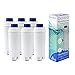 Produktbild 6 x QUVIDO DVD Wasserfilter Delta für DeLonghi Kaffeevollautomat
