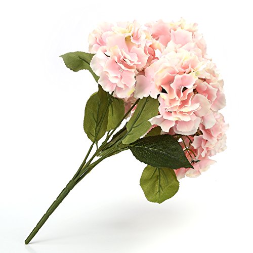 Houda Blumenstrauß, Kunstseide, Hortensien rose - 4