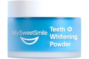 MySweetSmile Teeth Whitening Powder – 6 Month Supply – Removes Years of Coffee, Tea, Smoking & Ageing Stains – Dentist-Approved & Enamel-Safe – IndyBest Award-Winning Whitener – Fresh Mint Flavour