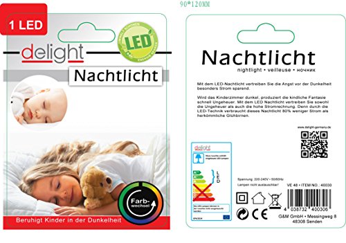 Nachtlicht mit LED Farbwechsel „Smooth“ 1 LED 400306 - 2