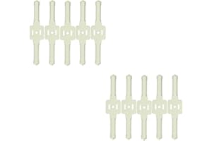 FISIYINDZ Lot de 10 Lames de Rechange en Plastique de 14 cm pour Tondeuse à Gazon avec Lame Interchangeable