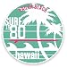 Produktbild 2 x Hawaii Kailua Beach Surf Vinyl Aufkleber Aufkleber Laptop Reise Gepäck Auto Ipad Schild Fun # 9118 - 10cm/100mm Wide