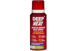 Deep Heat Muscle Rescue Heat Spray, Fast Acting, Soothing Relief, 72.5 ml (Pack of 1)