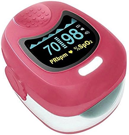 flightstat Contec Pink OLED Kids Fingertip Pulse Oximeter
