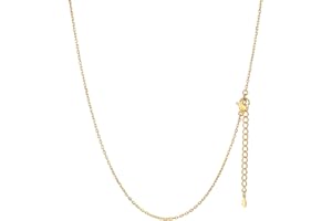 FaithHeart 1.4mm/2mm Collana Catenina Donna Argento Catenella Oro Sottile per Ciondolo 40/45/50/55/60 Collane Impermeabile in Acciaio Inossidabile Alta Qualità