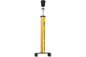 CRYFOKT Riemenspannlehre, 4,5 kg Riemenantrieb, Verwendung für nach Riemenwechsel, Einstellung oder Radservice, Metalllegierung, L-förmiger Riemenspanner für genaue Motorradgurtspanneinstellung, leicht zu