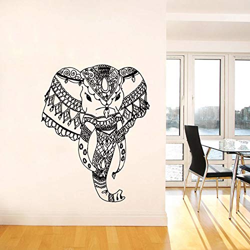 Preisvergleich Produktbild Afrika stil tribal böhmischen elefanten kopf wandaufkleber wohnkultur wohnzimmer yoga religiöse wandtattoo wandbild wallppaer wm 57x73 cm